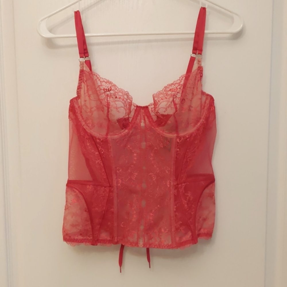 Victoria's Secret Red Corset, size 34C